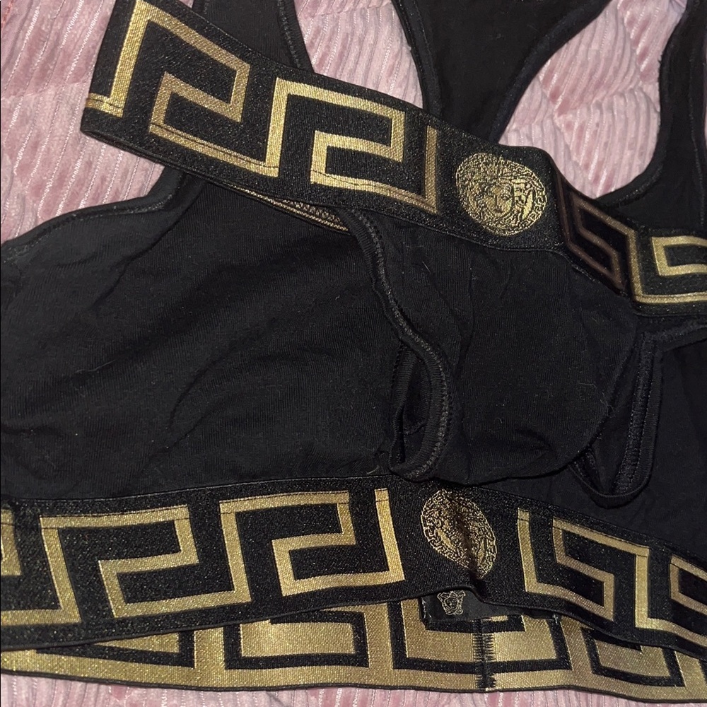 Versace Black and Gold Bikini